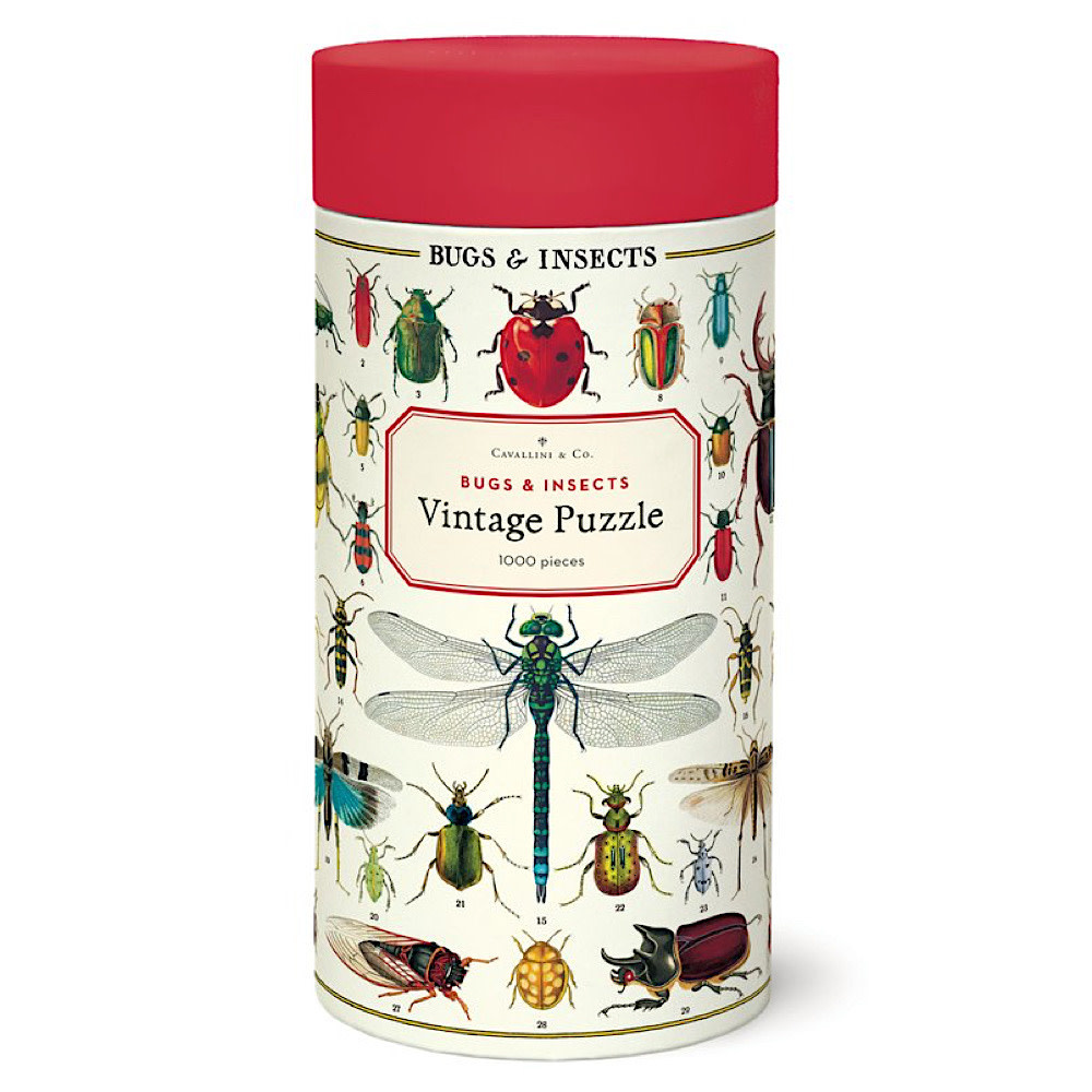 Cavallini Papers & Co., Inc. Cavallini 1000 Piece Puzzle - Bugs & Insects