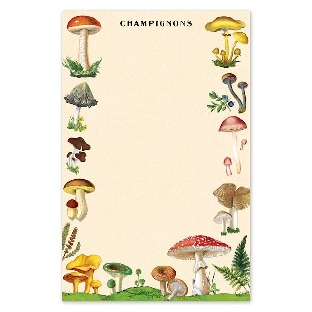 Cavallini Papers & Co., Inc. Cavallini - Notepad - Mushrooms