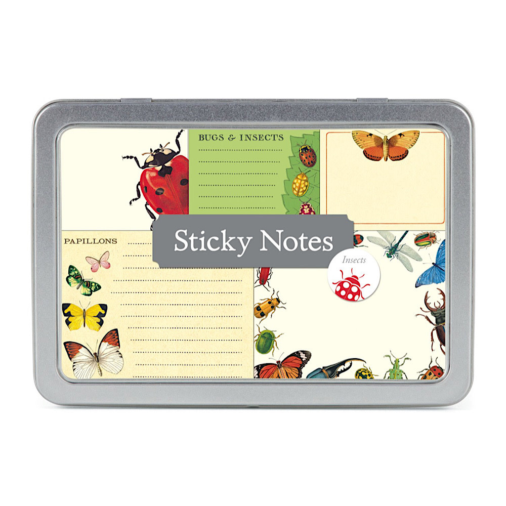 Cavallini - Sticky Notes - Bugs & Insects