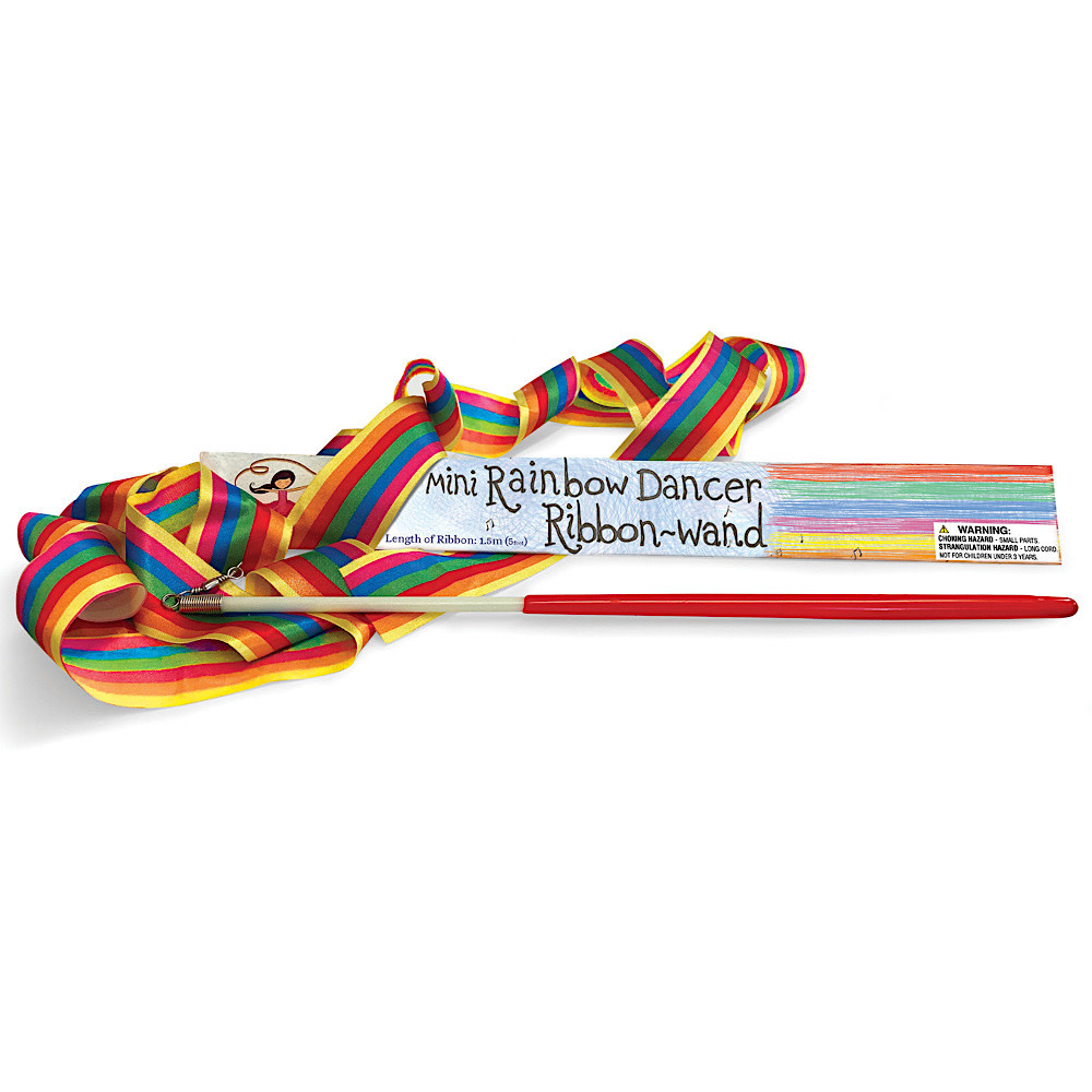 House of Marbles Mini Rainbow Dancer Ribbon Wand