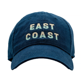 Harding Lane Harding Lane - Adult Baseball Hat - East Coast - Navy Turquoise Sand