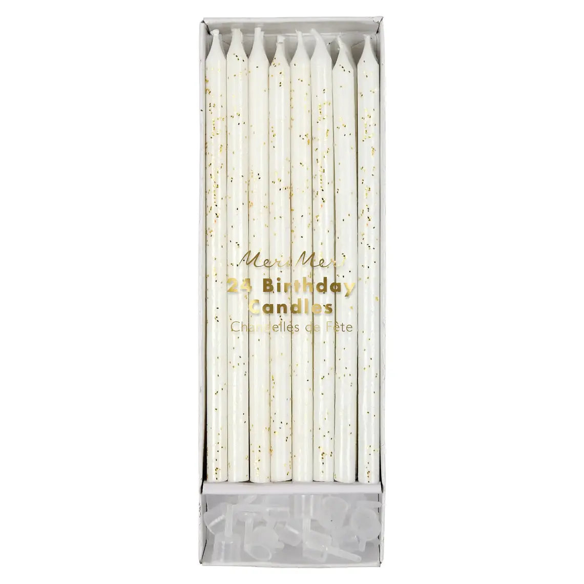 Meri Meri - Gold Glitter Candles