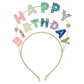 Meri Meri Meri Meri - Happy Birthday Glitter Headband