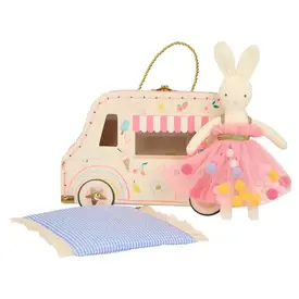 Meri Meri Meri Meri - Ice Cream Van Bunny Mini Suitcase Doll