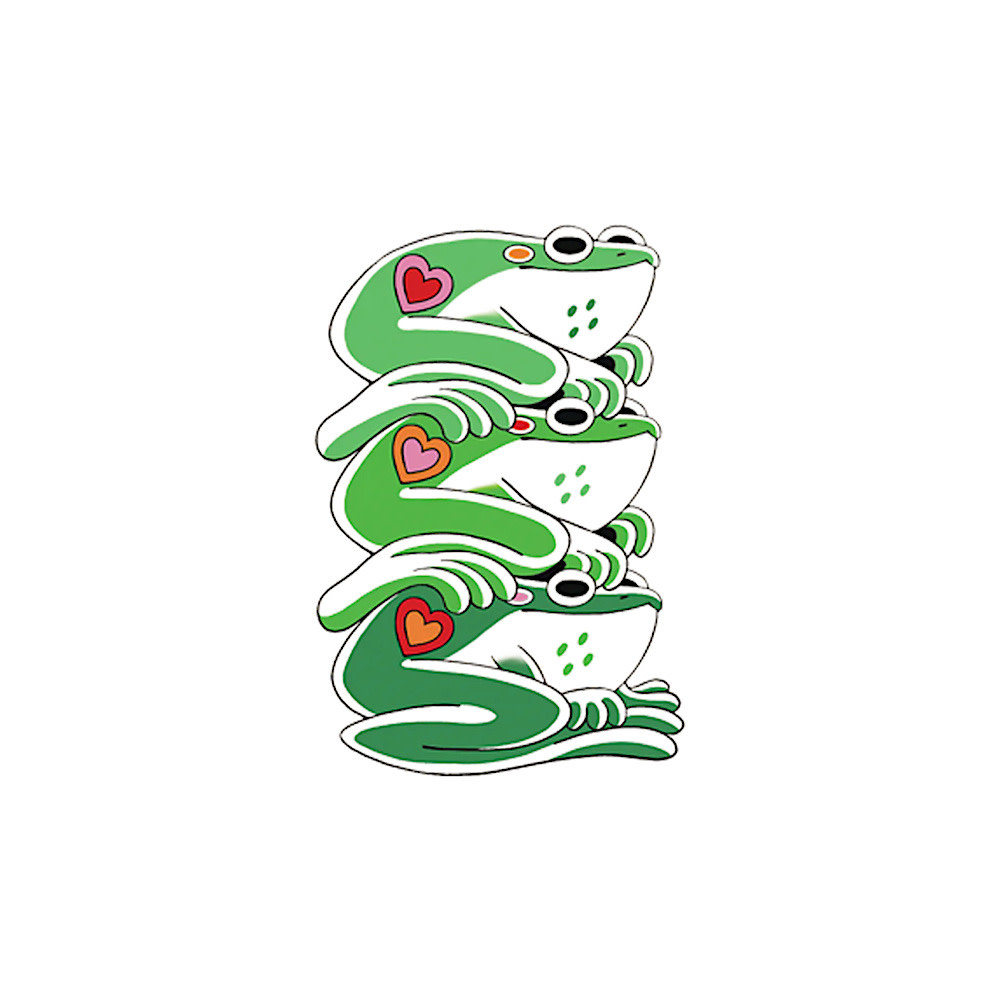 Tattly Tattoo 2-Pack - Frog Stack