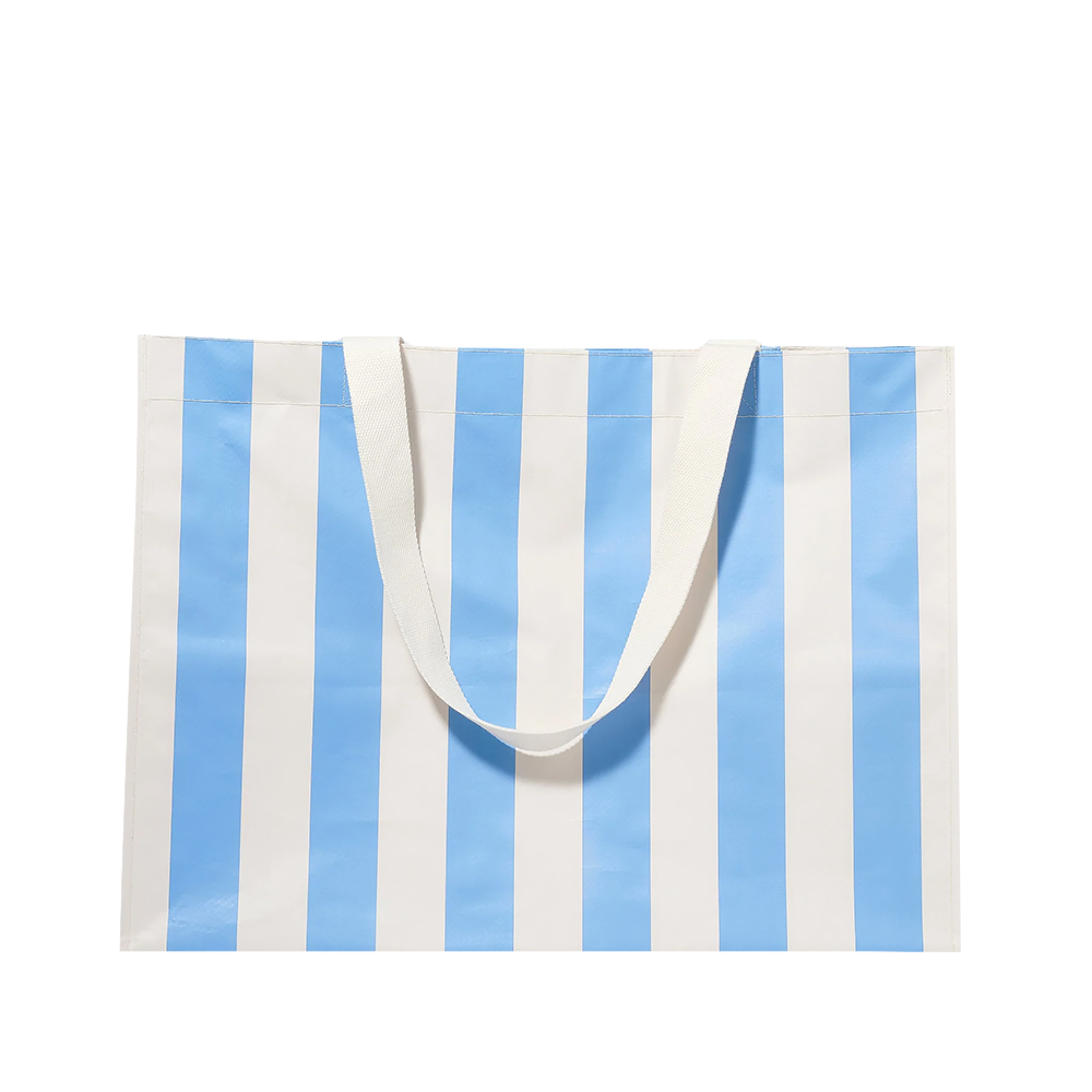 Sunnylife Carryall Beach Bag Le Weekend - Mid Blue/Cream