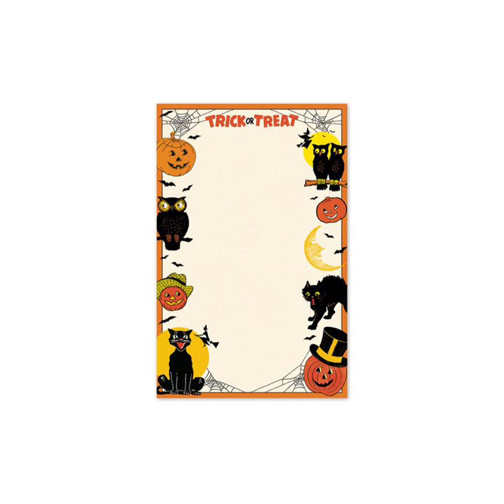 Cavallini Notepad - Halloween