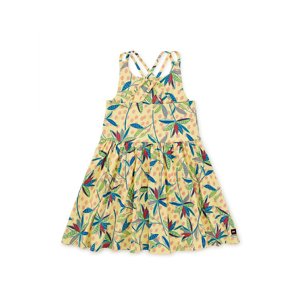 Tea Collection Strappy Back Skirted Dress - Bird of Paradise