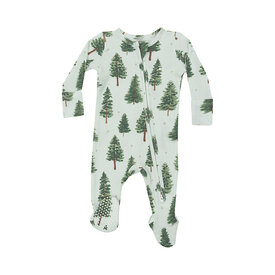 Angel Dear Angel Dear 2 Way Zipper Footie Romper - Forest Tree