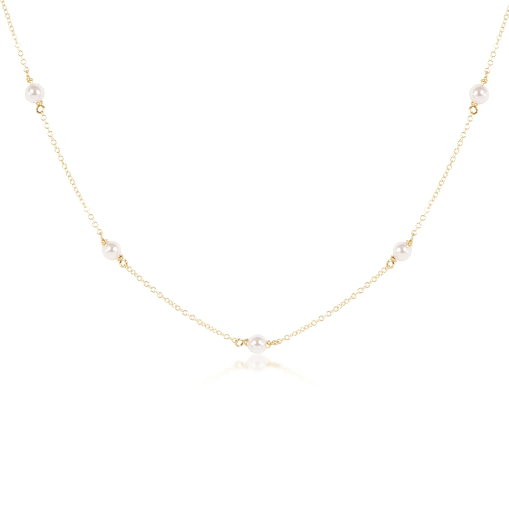 ENewton ENewton Choker - Simplicity Pearl - 15 Inch