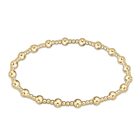 ENewton ENewton - Classic Gold Pattern Bracelet - Sincerity - 4mm