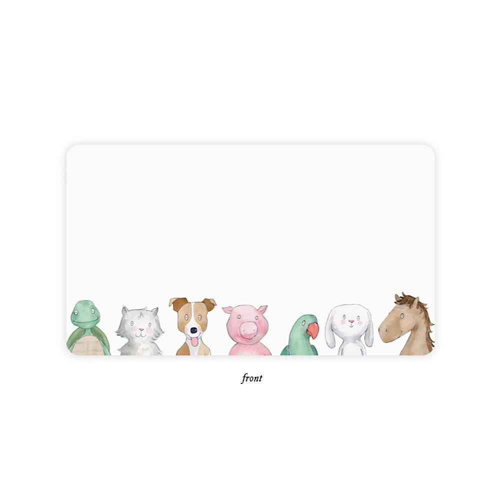 E. Frances Little Notes - Animal Friends