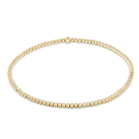 ENewton ENewton - Extends - Classic Gold Bead Bracelet - 2mm