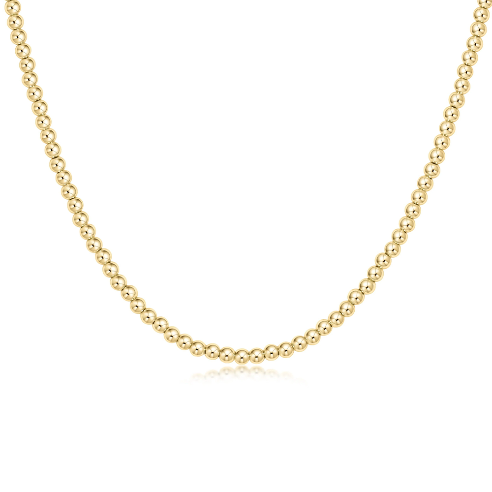 ENewton Choker - Classic Gold - 3mm - 15 Inch