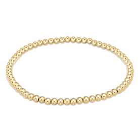 ENewton ENewton Extends - Classic Gold Bead Bracelet - 3mm