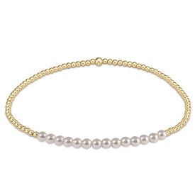 ENewton ENewton Gold Pearl Pattern Bracelet - Bliss - 3mm