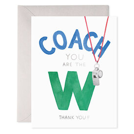 E Frances Paper E. Frances - Thank You Coach Card