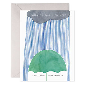 E Frances Paper E. Frances - Hold Your Umbrella Sympathy Card