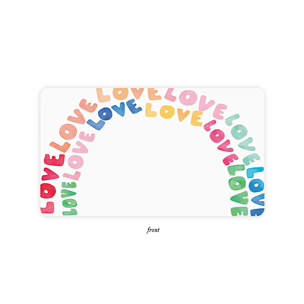 E. Frances Little Notes - Love Rainbow