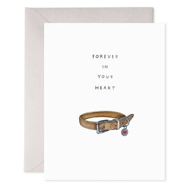 E Frances Paper E. Frances - Pet Collar Sympathy Card