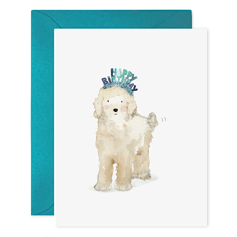E Frances Paper E. Frances Card - Lucy Labradoodle Birthday