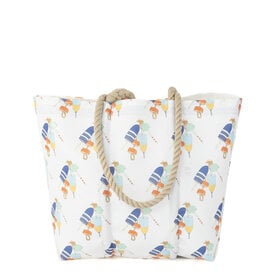 Sea Bags Sea Bags x Sara Fitz - Buoys - Medium Tote - Hemp Handle