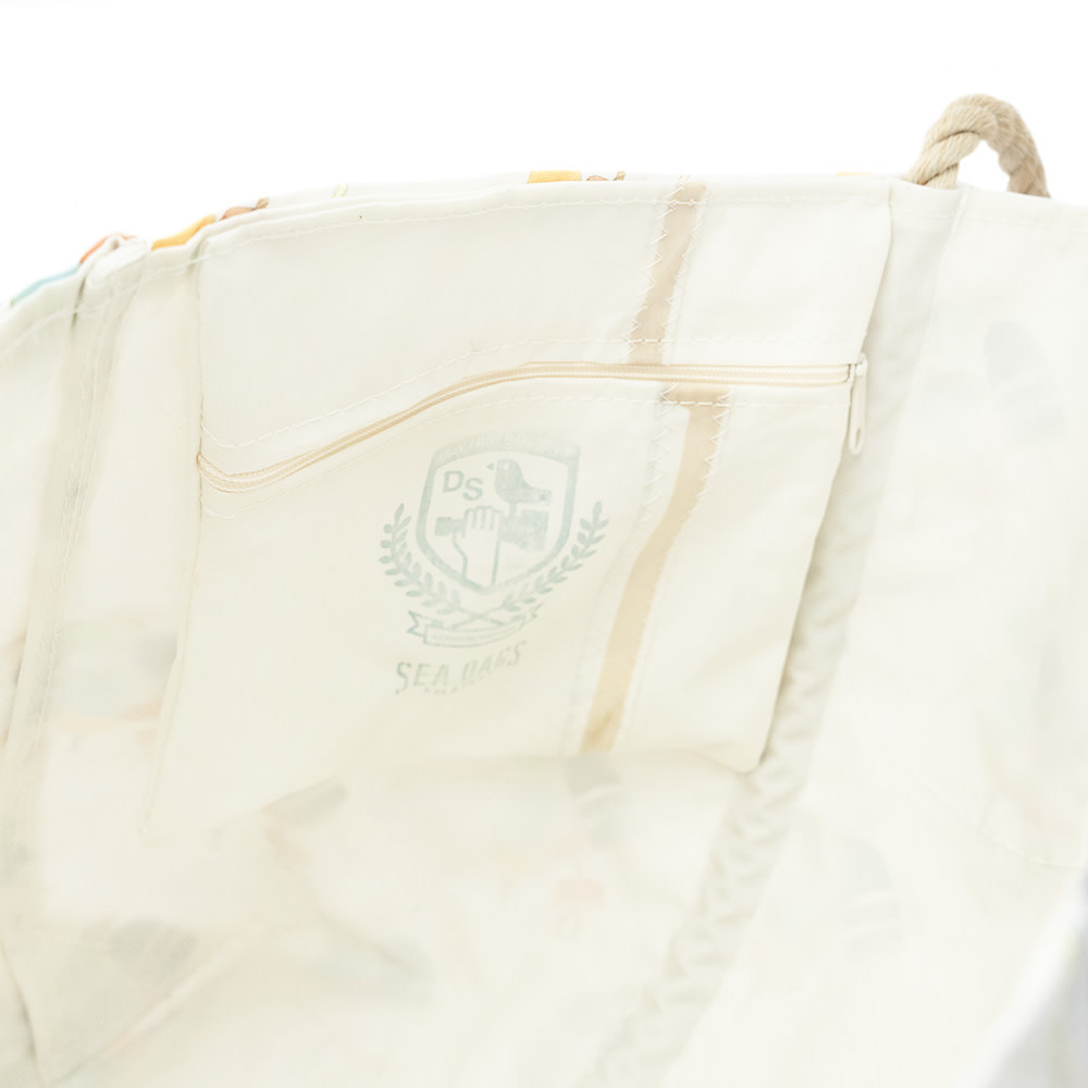 Sea Bags x Sara Fitz - Buoys - Large Tote - Hemp Handle
