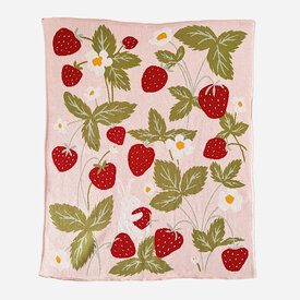 The Blueberry Hill The Blueberry Hill Blanket - Strawberry Bunny