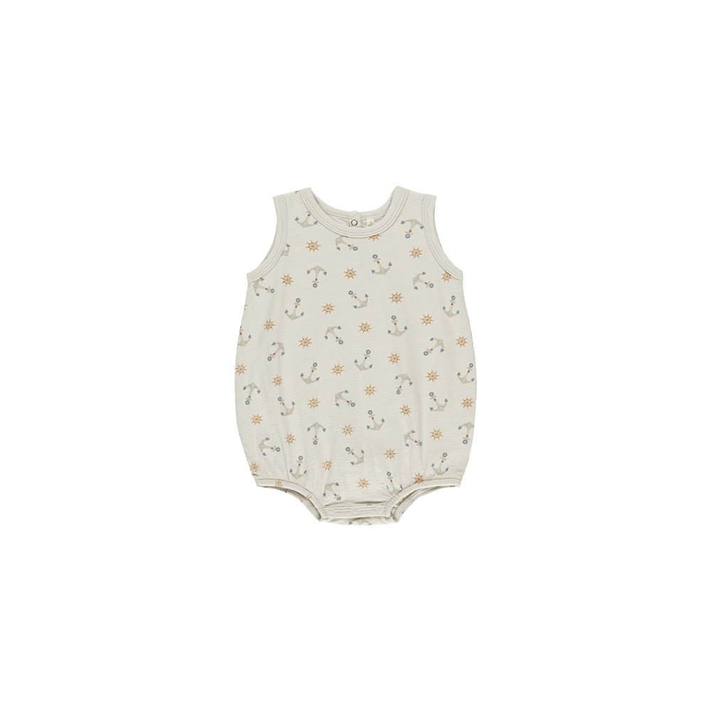 Rylee + Cru Bubble Onesie - Anchors