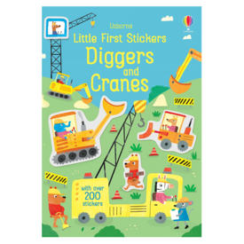 Usborne First Sticker Book - Diggers and Cranes