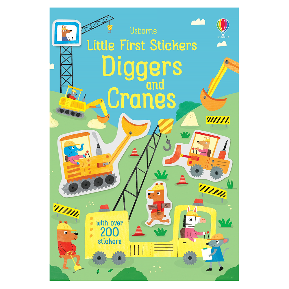 First Sticker Book - Diggers and Cranes