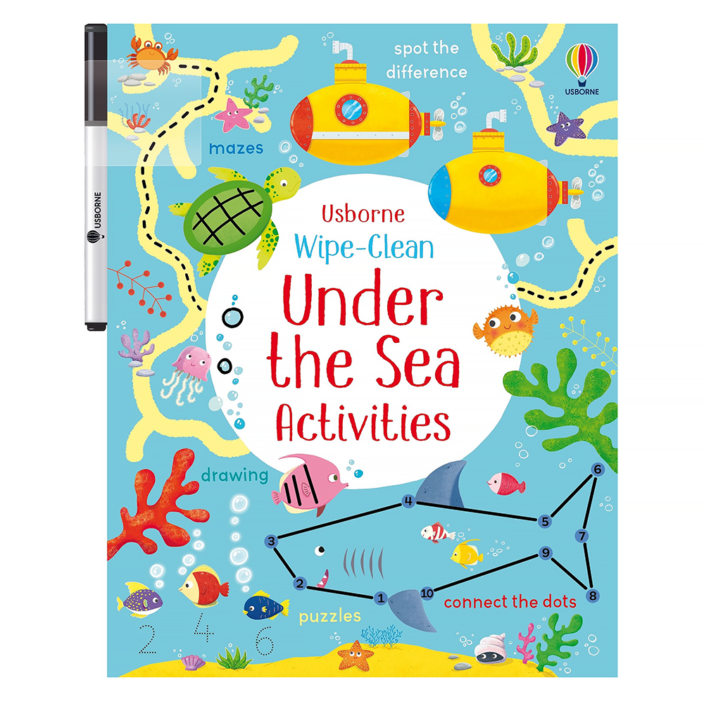 Harper Collins Wipe Clean - Under the Sea Activities
