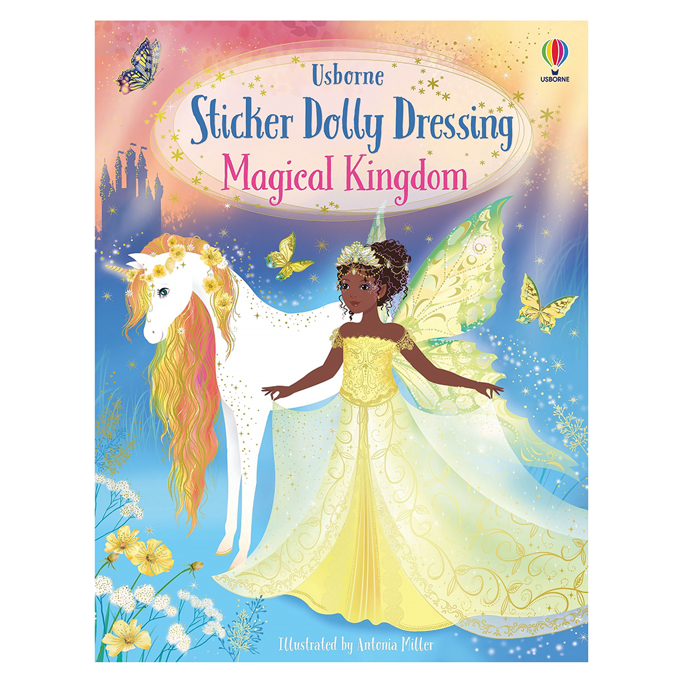 Usborne Sticker Dolly Dressing Activity Book - Magical Kingdom