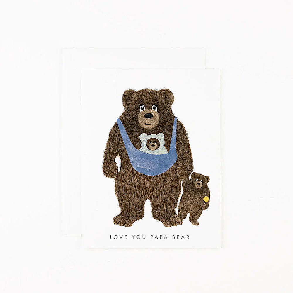 Dear Hancock - Father's Day Bear Card