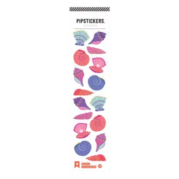 Pipsticks Pipsticks Sticker Sheet - Sea Shells