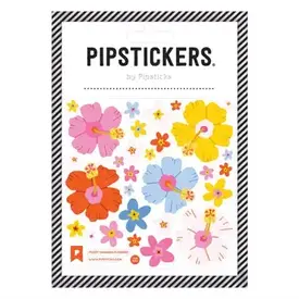 Pipsticks Pipsticks - Fuzzy Hawaiian Flowers Stickers