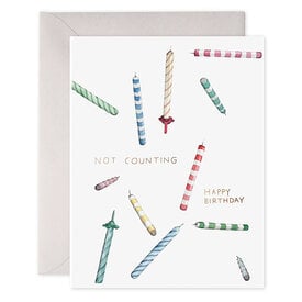E Frances Paper E Frances - Not Counting Candles Birthday Card