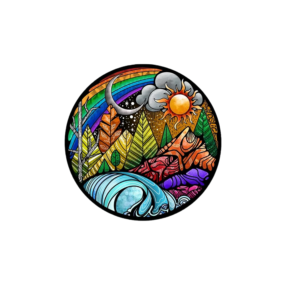 Wild Slice Design Wild Slice Design - Vinyl Sticker - Biosphere 4"