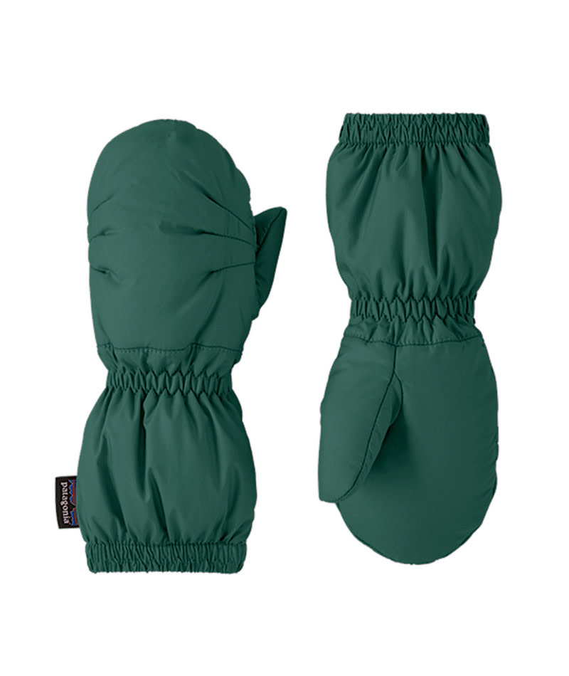 Patagonia - Baby Puff Mitts - Conifer Green