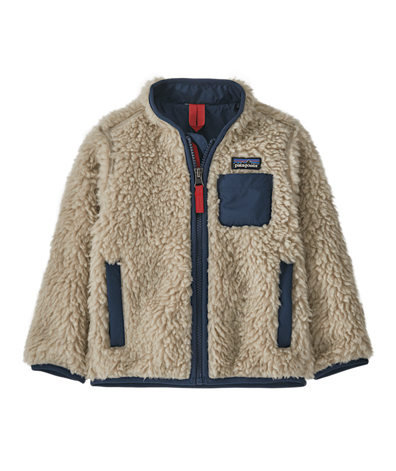 Patagonia Patagonia - Baby Retro-X Jacket - Natural/New Navy
