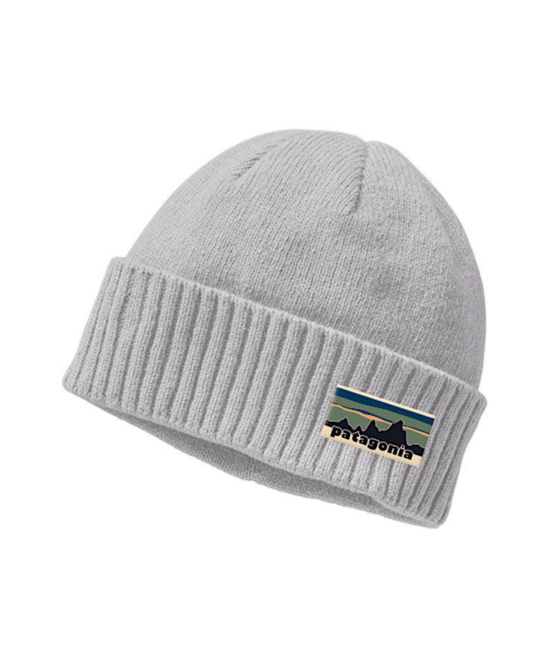 Patagonia Brodeo Beanie OG Legacy Label - Crisp Grey