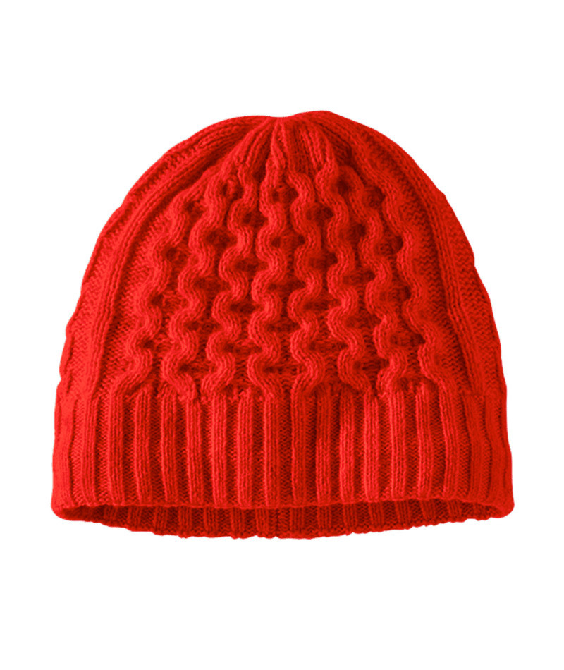 Patagonia Coastal Cable Beanie - Madder Red