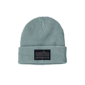 Patagonia Patagonia - Kids Logo Beanie - Strata Stencil - Thermal Blue