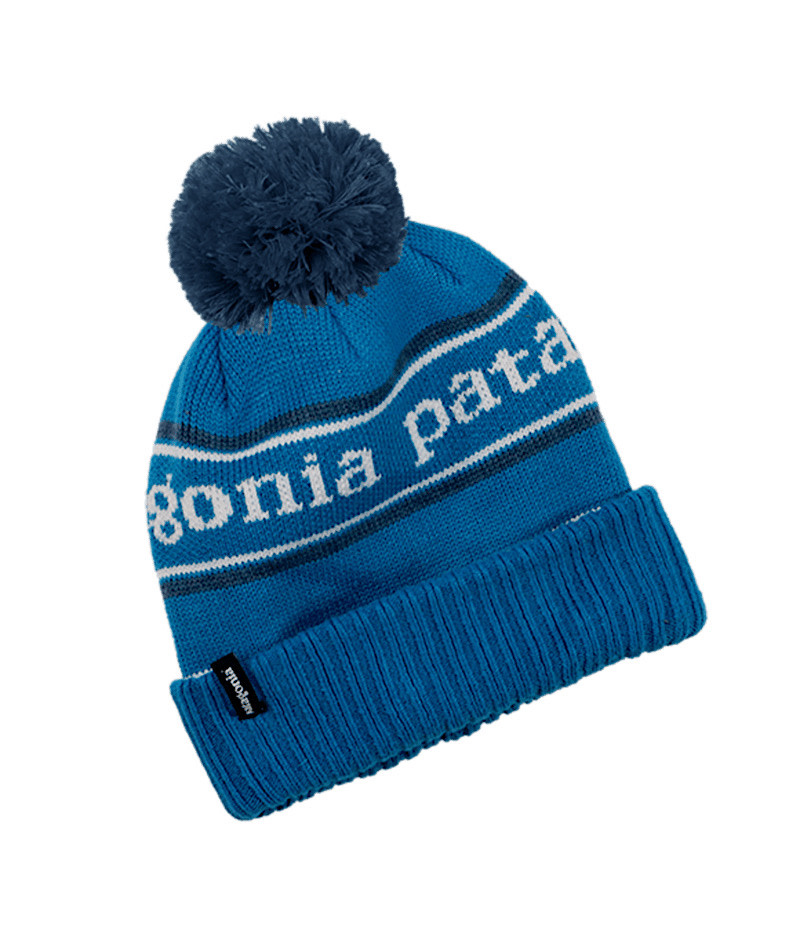 Patagonia - Kids Powder Town Beanie - Park Stripe - Endless Blue