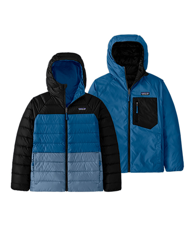 Patagonia - Kids Reversible Down Sweater Hoody - Endless Blue