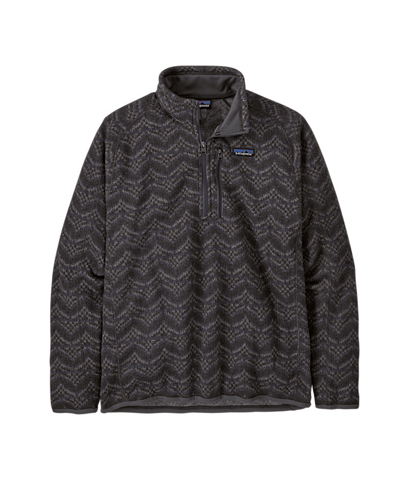 Patagonia - Mens Better Sweater 1/4 Zip - Island Escape: Forge Grey