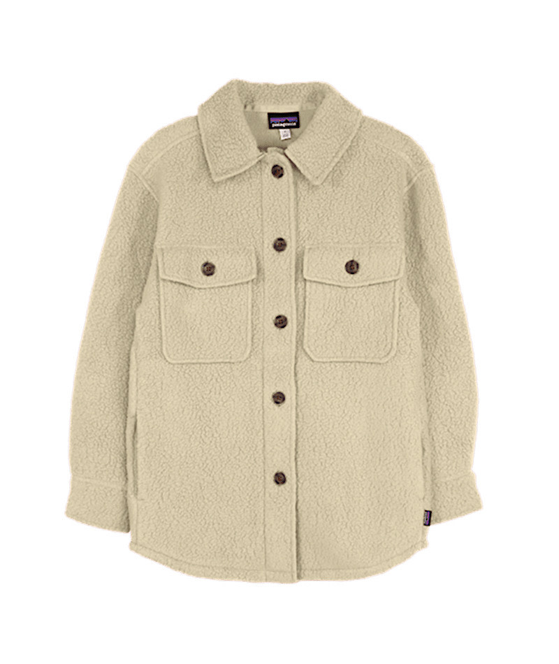 Patagonia - Womens Retro Pile Shacket - Natural