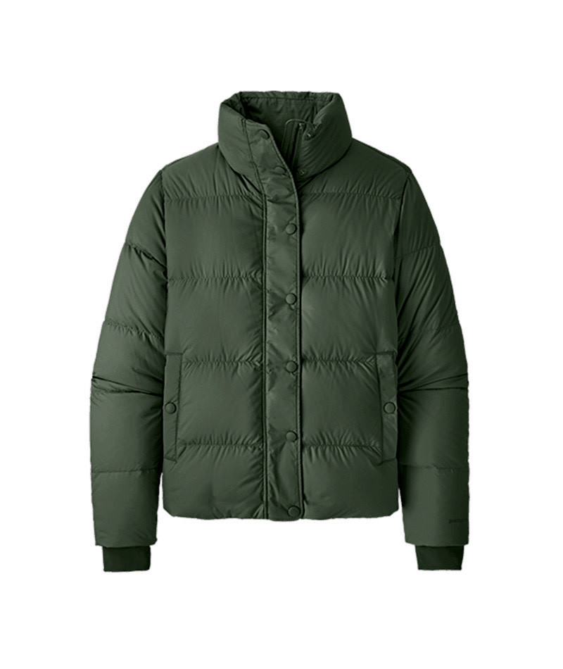Patagonia - Womens Silent Down Jacket - Torrey Pine Green