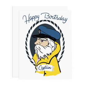 Ramus & Co Ramus & Co. - Happy Birthday Captain Greeting Card