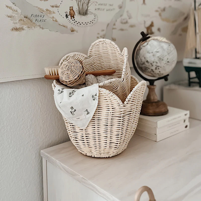 Olli Ella Lily Basket Set - Buttercream